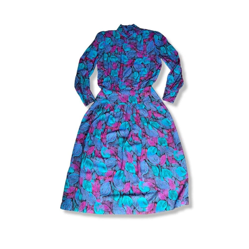 Vintage Patty O'Neil by Monique Robidoux Secretary Midi Dress Size 10